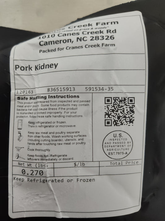 Pork kidney